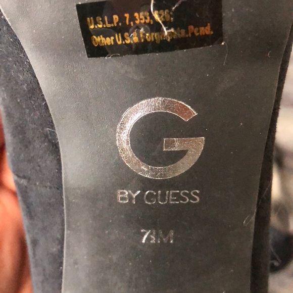 G by Guess Pumps 7.5 black with bow - Picture 3 of 3